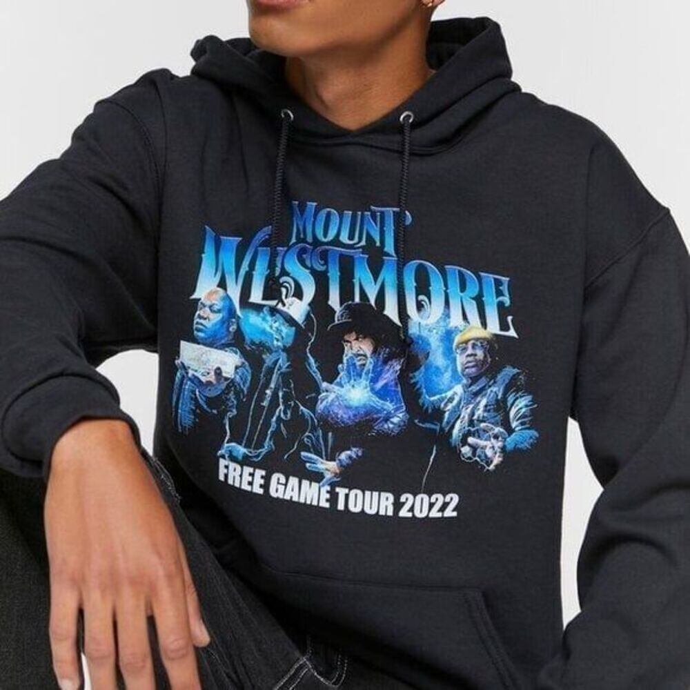Forever 21 Mount Westmore Graphic Tour Hoodie Black XXL NEW